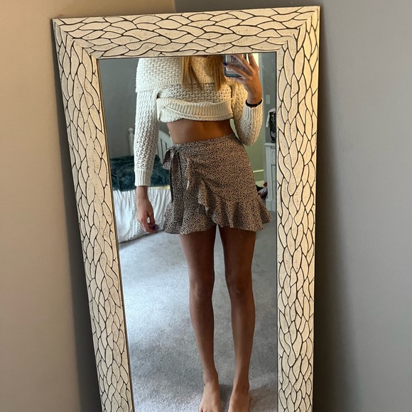 PRINCESS POLLY CHEETAH PRINT TIE SKIRT - Picture 6 of 6